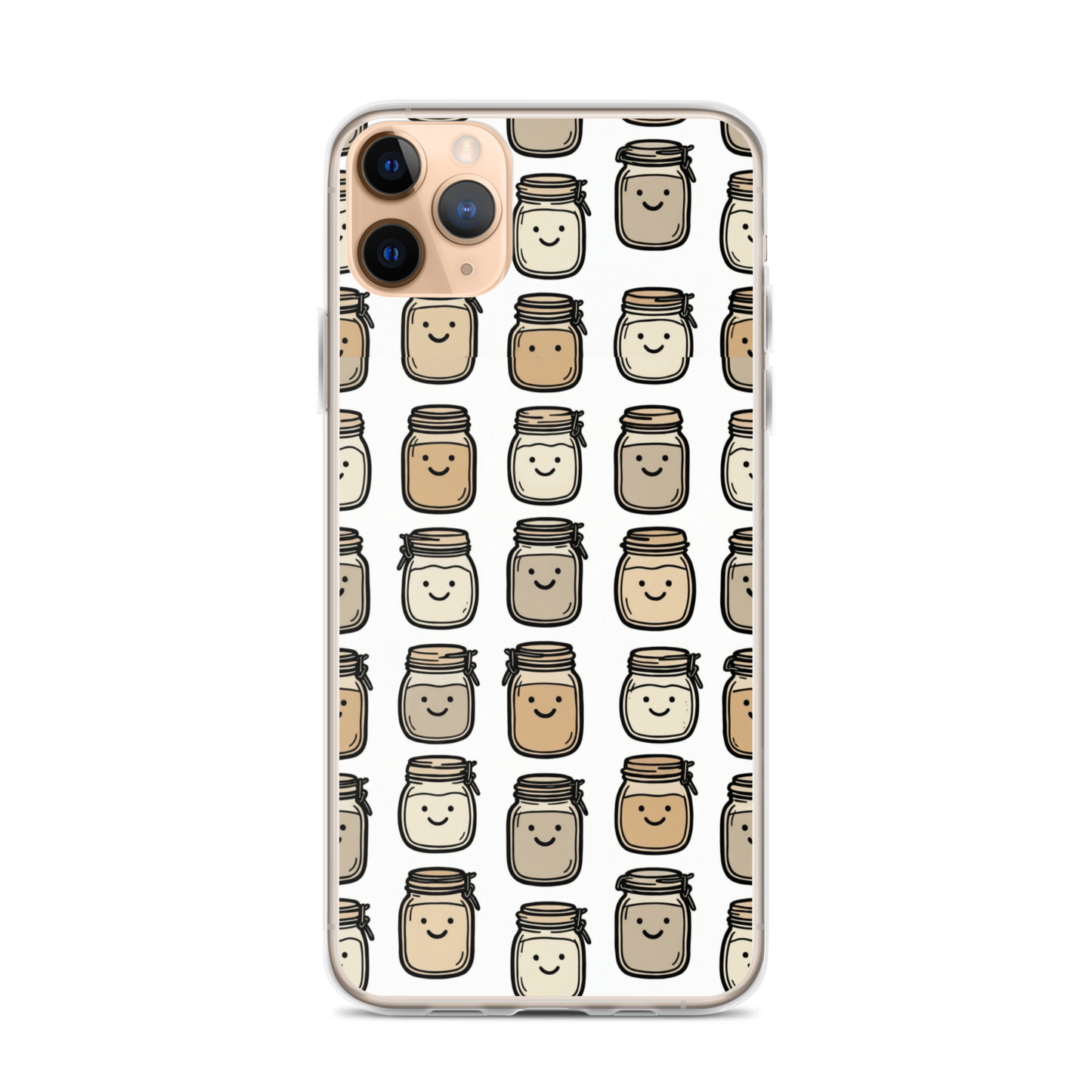 Cute Sourdough Starter Jars Clear Case for iPhone® Bags & Accessories > Phone Cases ZomaModa