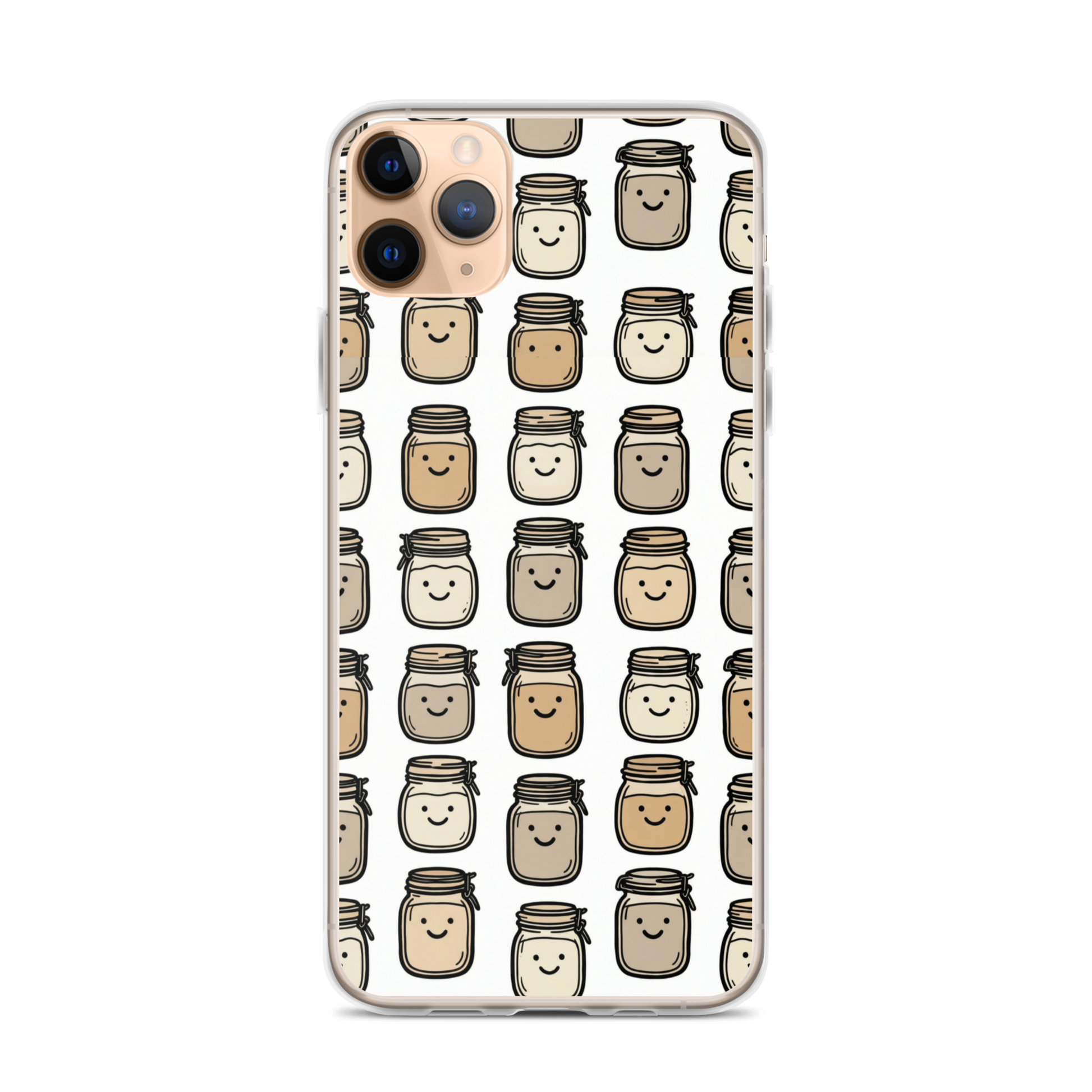 Cute Sourdough Starter Jars Clear Case for iPhone® Bags & Accessories > Phone Cases ZomaModa