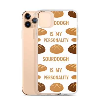 Sourdough Is My Personality Clear Case for iPhone® iPhone 11 Pro Max Bags & Accessories > Phone Cases ZomaModa