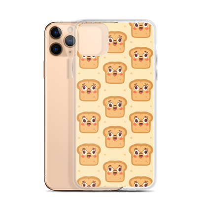 Funny Bread Faces Clear Case for iPhone® iPhone 11 Pro Max Bags & Accessories > Phone Cases ZomaModa