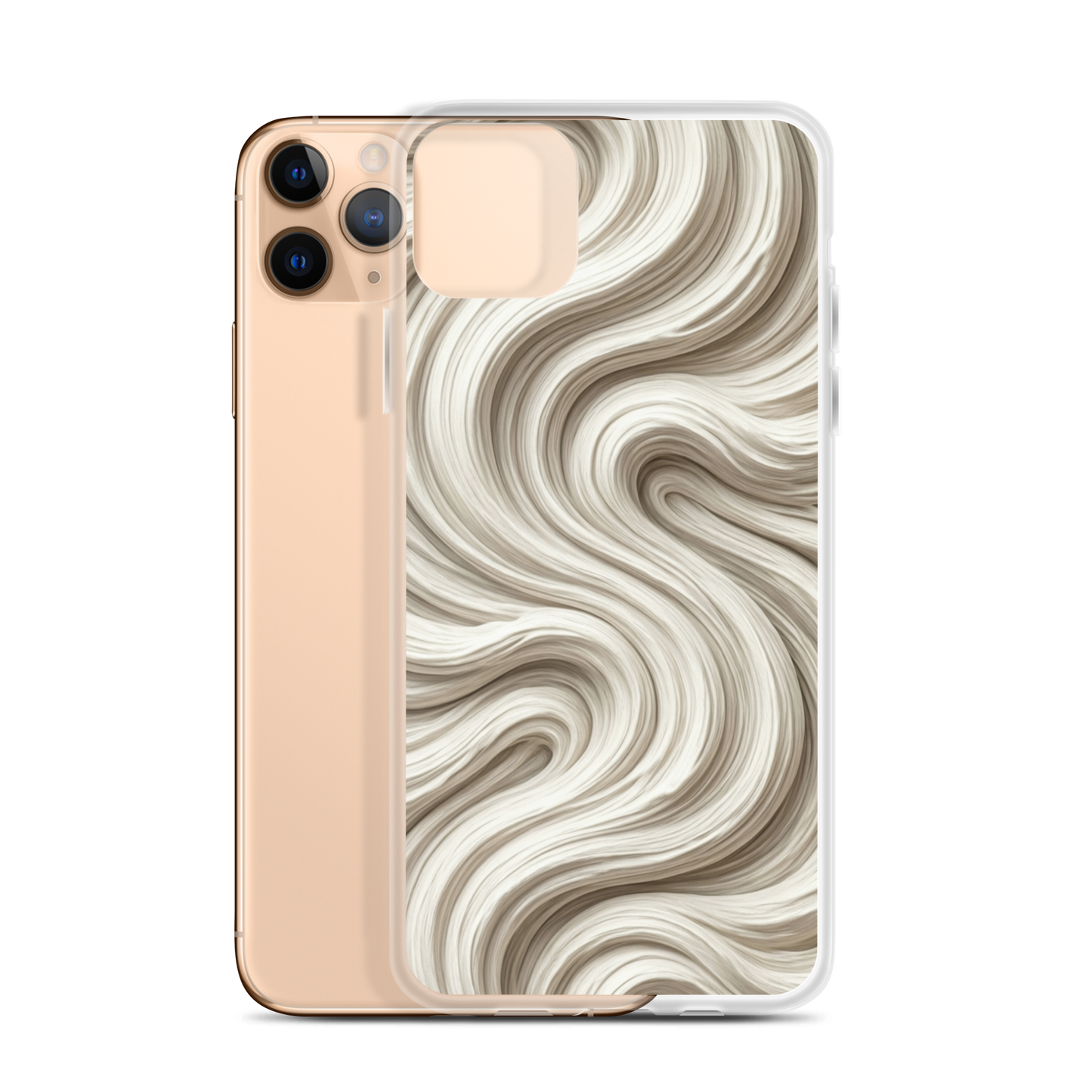 Minimal Flour Swirl Baking Clear Case for iPhone® iPhone 11 Pro Max Bags & Accessories > Phone Cases ZomaModa