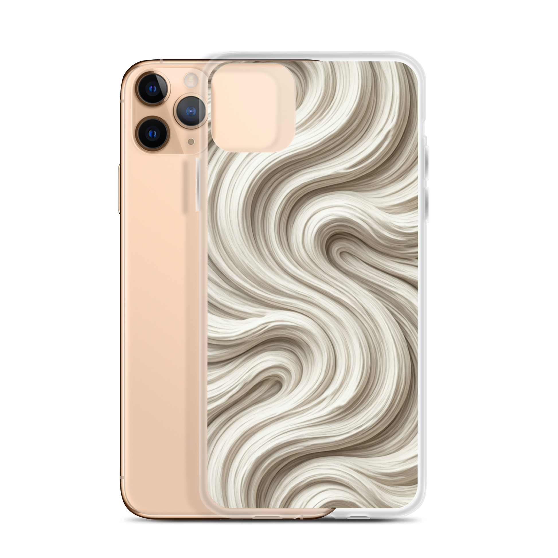 Minimal Flour Swirl Baking Clear Case for iPhone® iPhone 11 Pro Max Bags & Accessories > Phone Cases ZomaModa