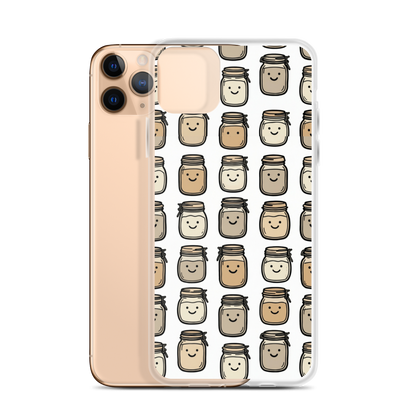 Cute Sourdough Starter Jars Clear Case for iPhone® iPhone 11 Pro Max Bags & Accessories > Phone Cases ZomaModa