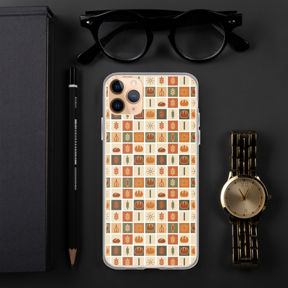 Retro Bread Stamp Clear Case for iPhone® Bags & Accessories > Phone Cases ZomaModa