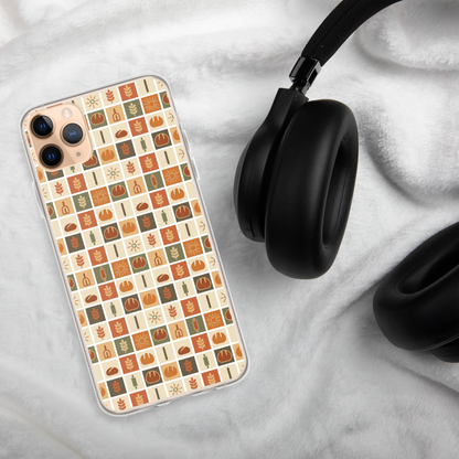 Retro Bread Stamp Clear Case for iPhone® Bags & Accessories > Phone Cases ZomaModa
