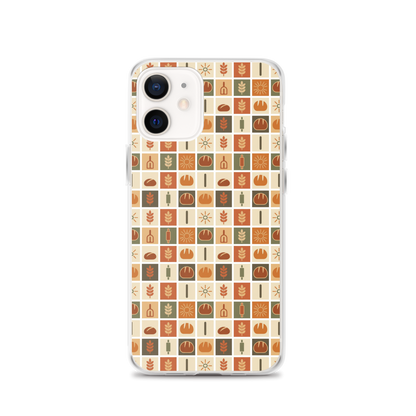 Retro Bread Stamp Clear Case for iPhone® iPhone 12 Bags & Accessories > Phone Cases ZomaModa