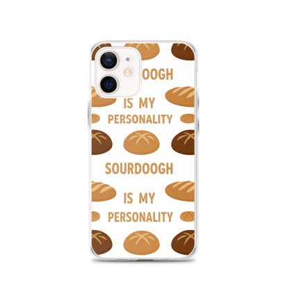 Sourdough Is My Personality Clear Case for iPhone® iPhone 12 Bags & Accessories > Phone Cases ZomaModa