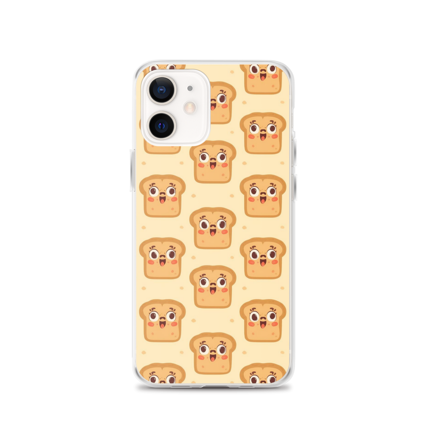 Funny Bread Faces Clear Case for iPhone® iPhone 12 Bags & Accessories > Phone Cases ZomaModa