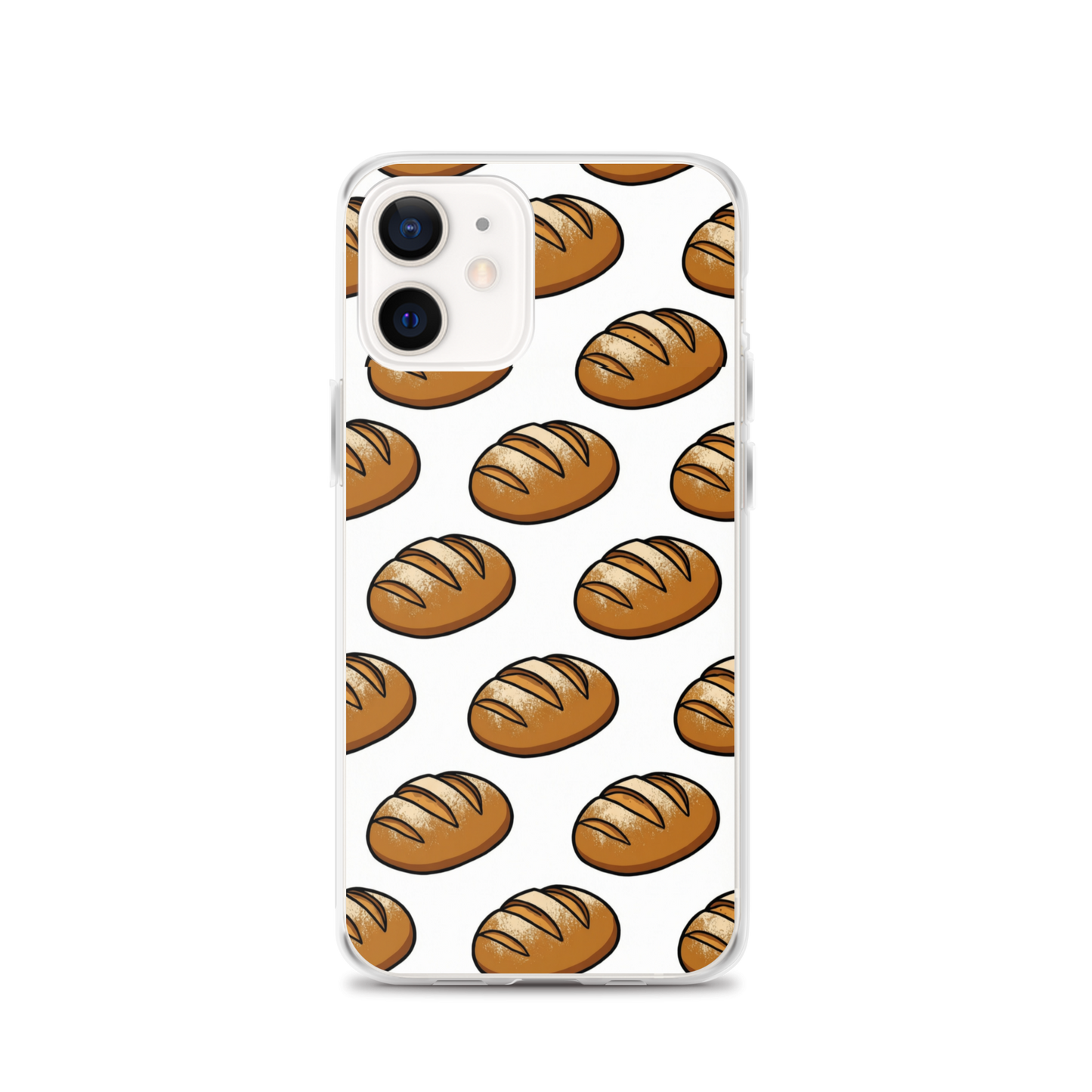 Floating Sourdough Loaves Pattern Clear Case for iPhone® iPhone 12 Bags & Accessories > Phone Cases ZomaModa