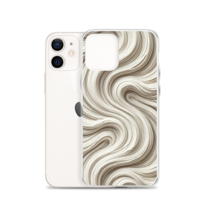 Minimal Flour Swirl Baking Clear Case for iPhone® Bags & Accessories > Phone Cases ZomaModa