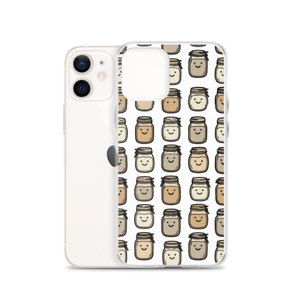 Cute Sourdough Starter Jars Clear Case for iPhone® Bags & Accessories > Phone Cases ZomaModa