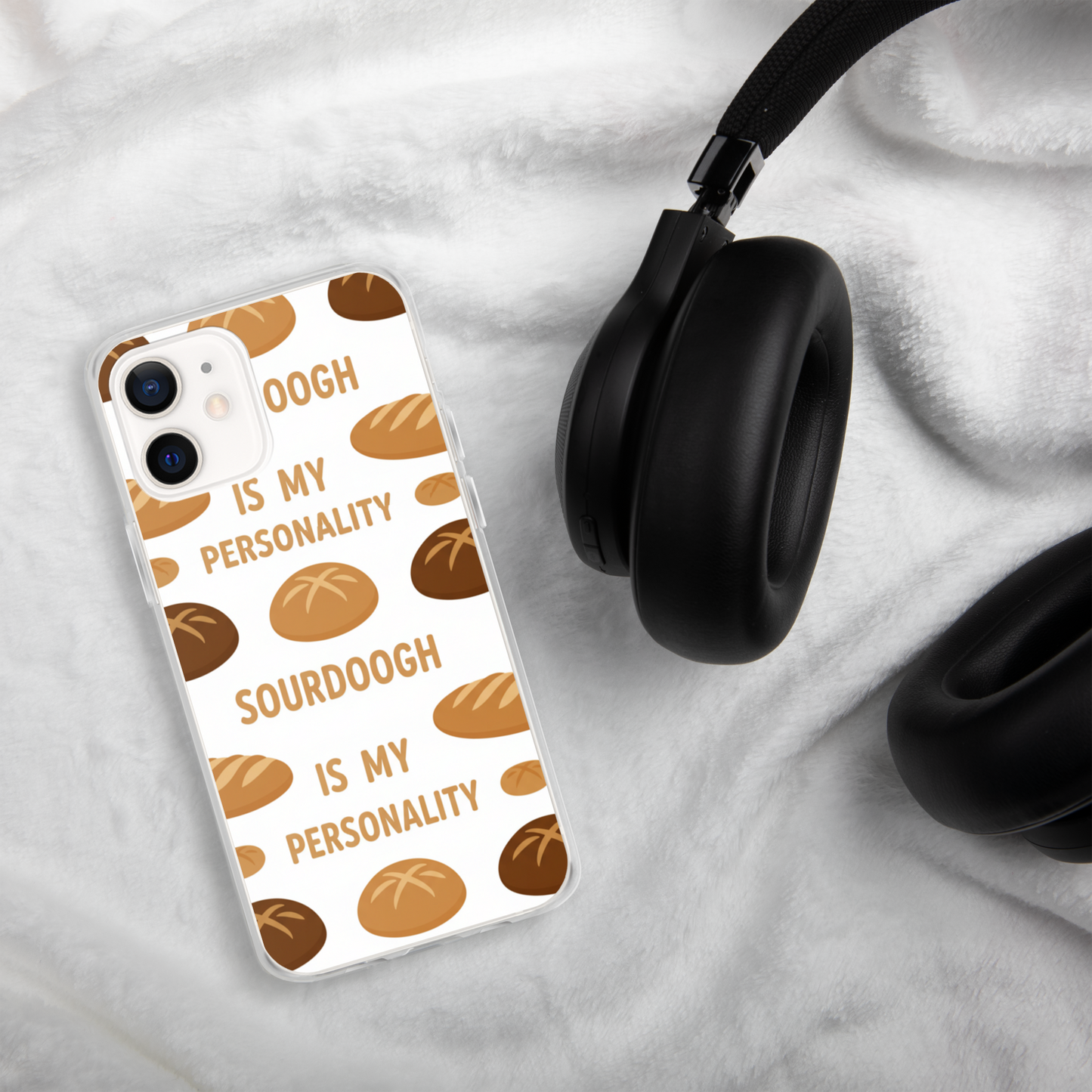 Sourdough Is My Personality Clear Case for iPhone® Bags & Accessories > Phone Cases ZomaModa