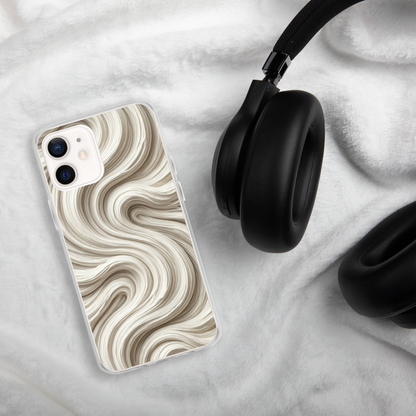 Minimal Flour Swirl Baking Clear Case for iPhone® Bags & Accessories > Phone Cases ZomaModa