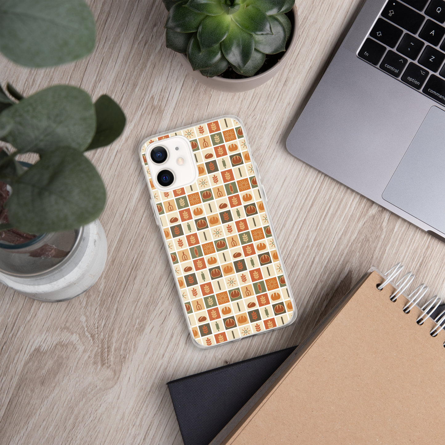 Retro Bread Stamp Clear Case for iPhone® Bags & Accessories > Phone Cases ZomaModa