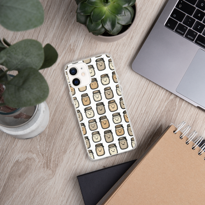 Cute Sourdough Starter Jars Clear Case for iPhone® Bags & Accessories > Phone Cases ZomaModa