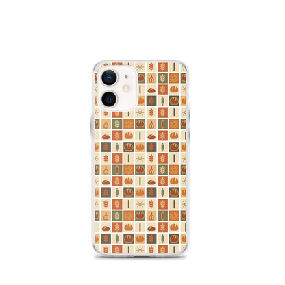 Retro Bread Stamp Clear Case for iPhone® iPhone 12 mini Bags & Accessories > Phone Cases ZomaModa