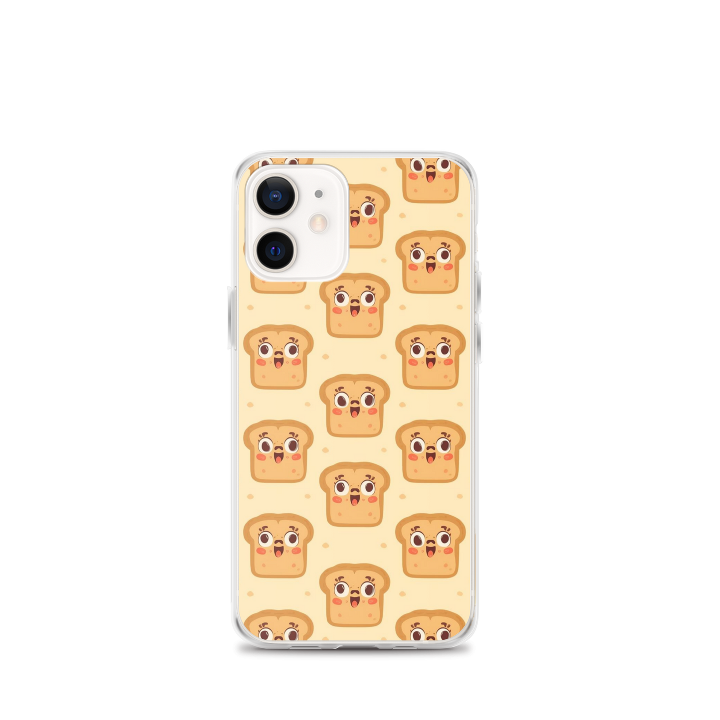 Funny Bread Faces Clear Case for iPhone® iPhone 12 mini Bags & Accessories > Phone Cases ZomaModa