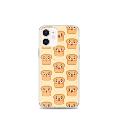 Funny Bread Faces Clear Case for iPhone® iPhone 12 mini Bags & Accessories > Phone Cases ZomaModa