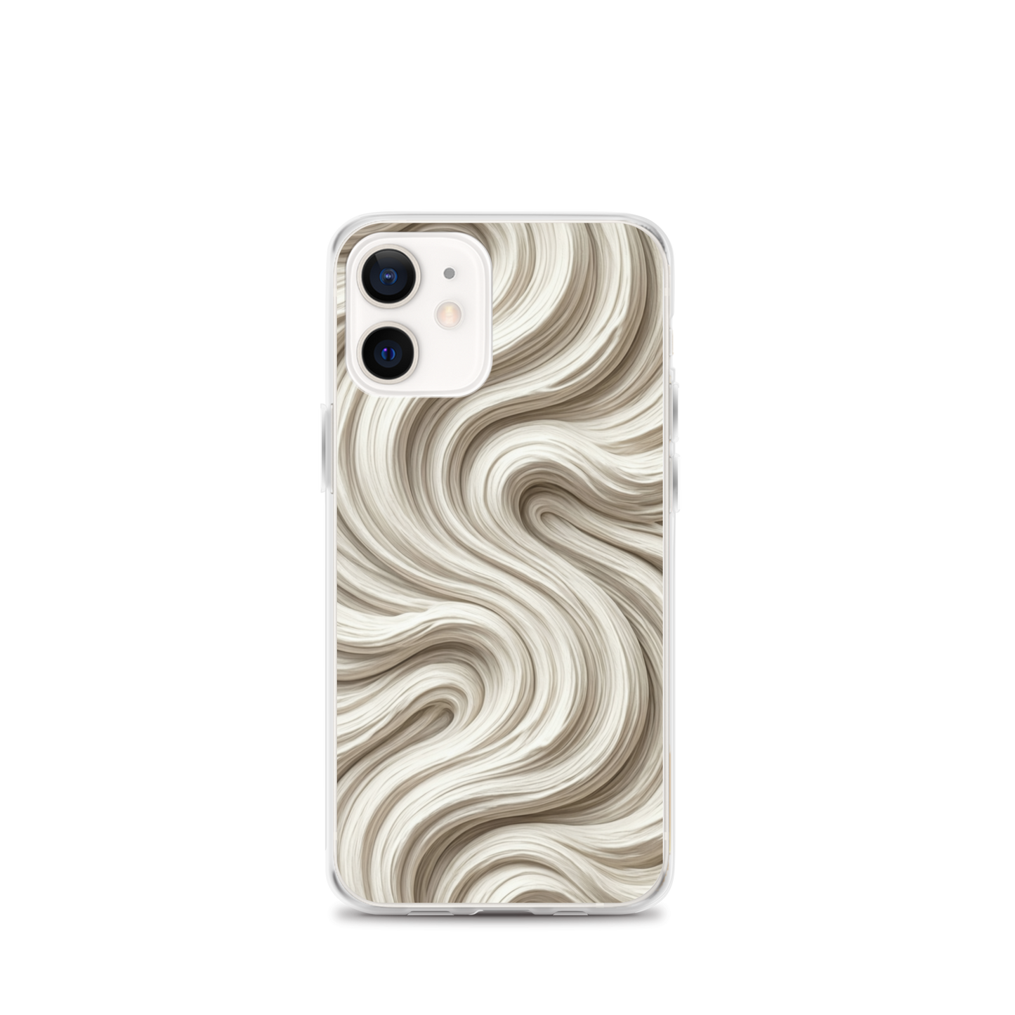Minimal Flour Swirl Baking Clear Case for iPhone® iPhone 12 mini Bags & Accessories > Phone Cases ZomaModa
