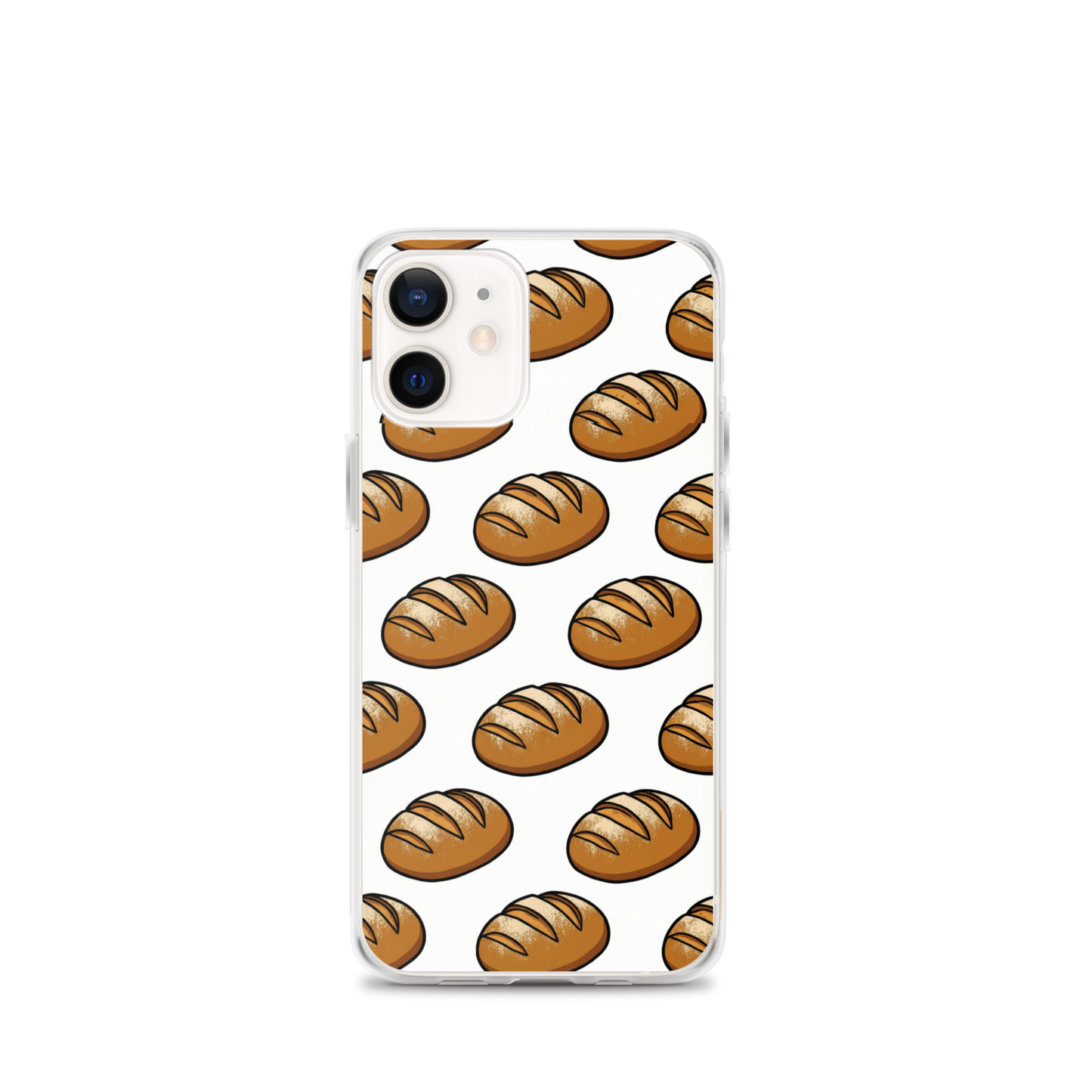 Floating Sourdough Loaves Pattern Clear Case for iPhone® iPhone 12 mini Bags & Accessories > Phone Cases ZomaModa