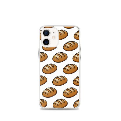 Floating Sourdough Loaves Pattern Clear Case for iPhone® iPhone 12 mini Bags & Accessories > Phone Cases ZomaModa