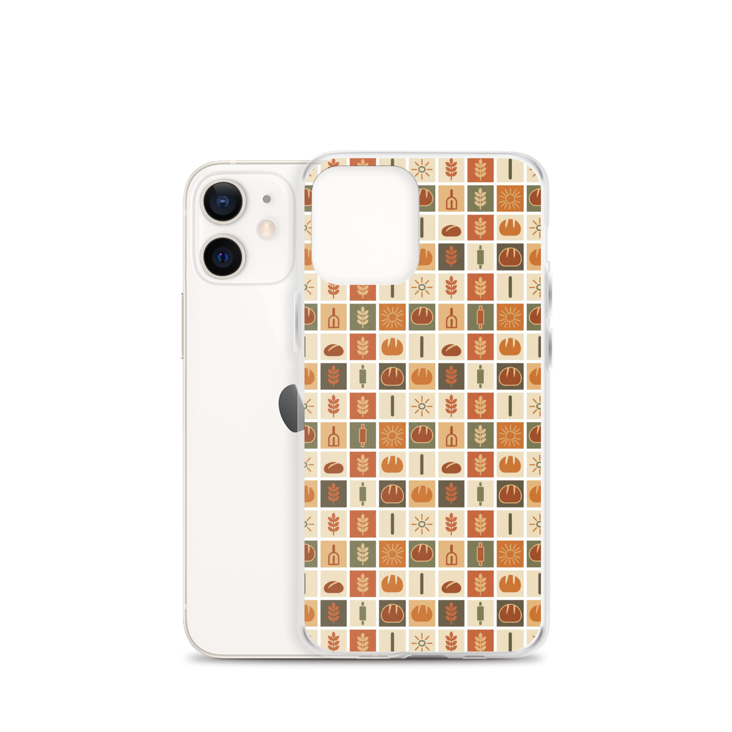 Retro Bread Stamp Clear Case for iPhone® Bags & Accessories > Phone Cases ZomaModa