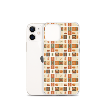 Retro Bread Stamp Clear Case for iPhone® Bags & Accessories > Phone Cases ZomaModa