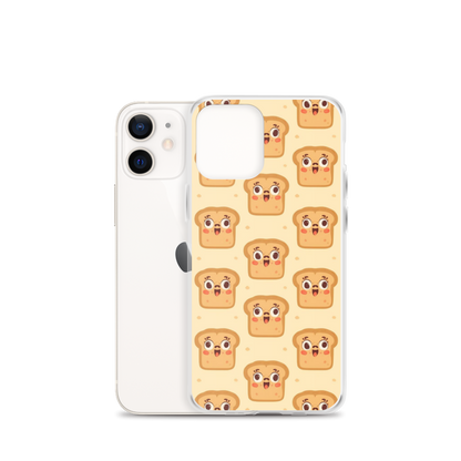 Funny Bread Faces Clear Case for iPhone® Bags & Accessories > Phone Cases ZomaModa