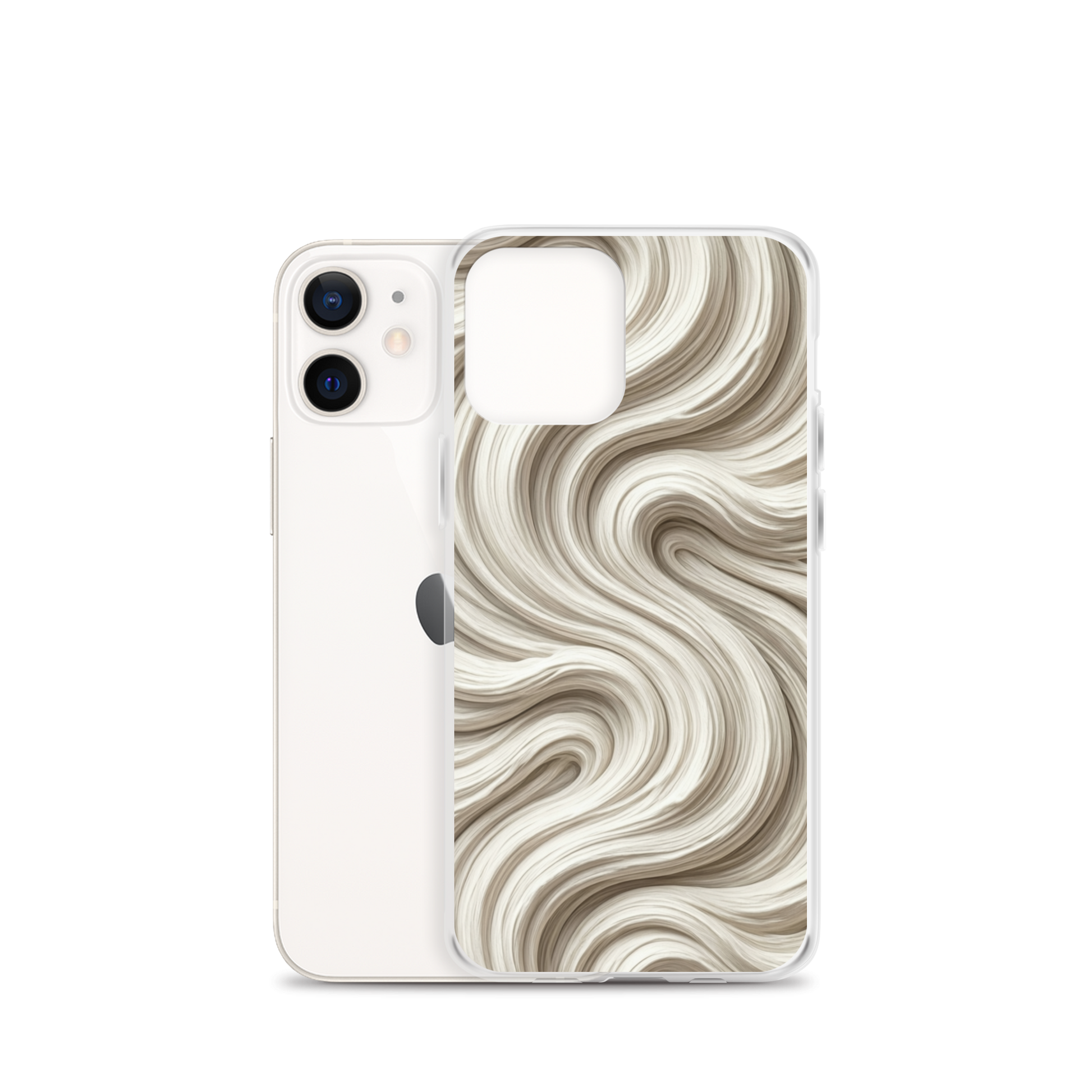 Minimal Flour Swirl Baking Clear Case for iPhone® Bags & Accessories > Phone Cases ZomaModa