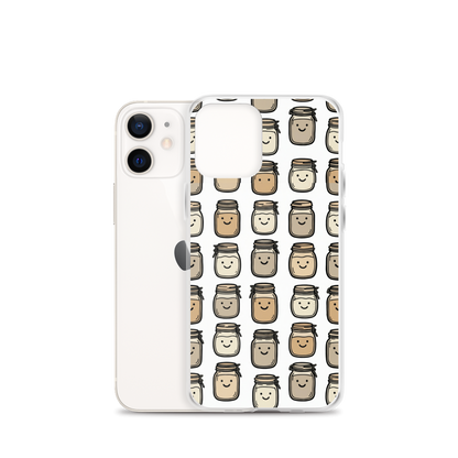 Cute Sourdough Starter Jars Clear Case for iPhone® Bags & Accessories > Phone Cases ZomaModa