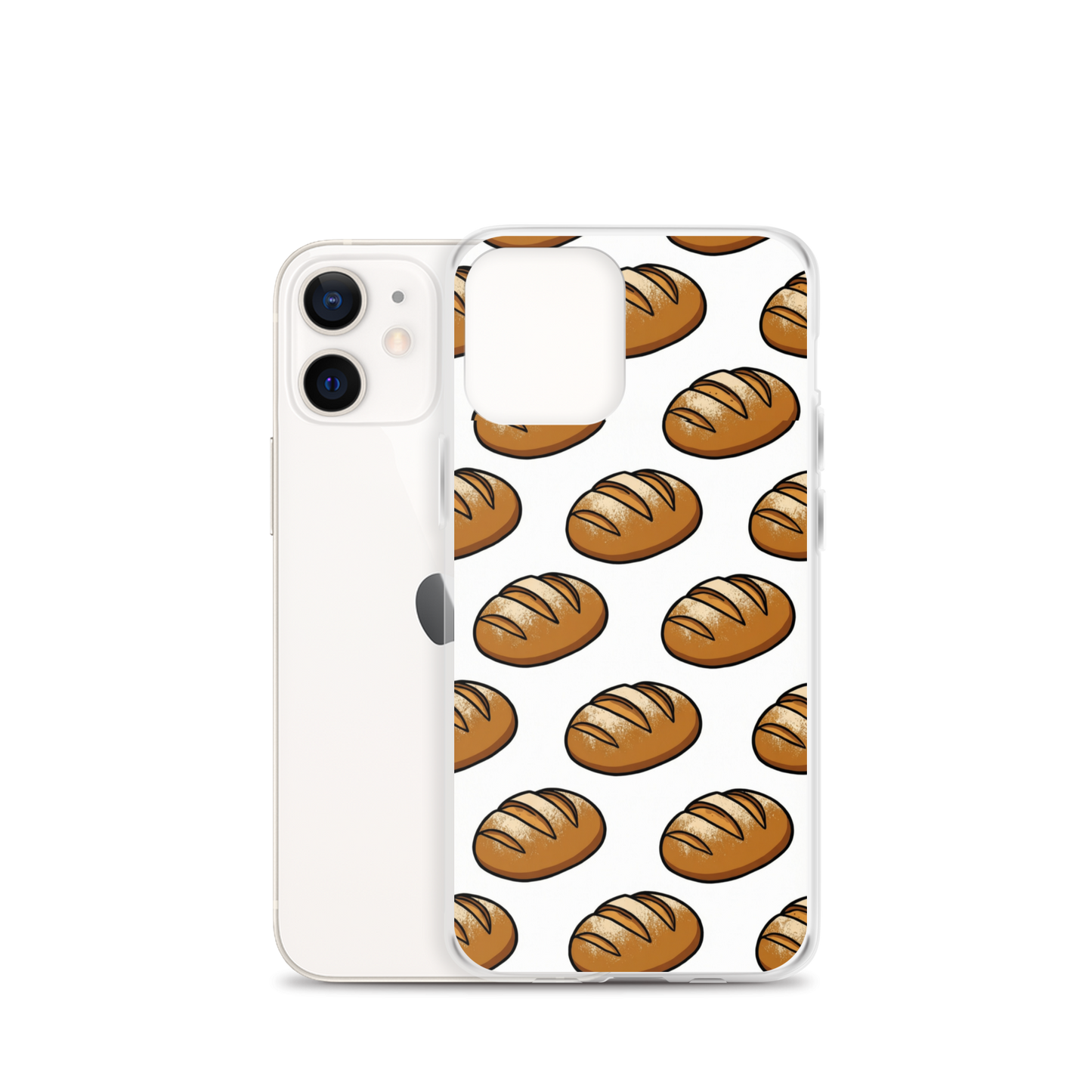 Floating Sourdough Loaves Pattern Clear Case for iPhone® Bags & Accessories > Phone Cases ZomaModa