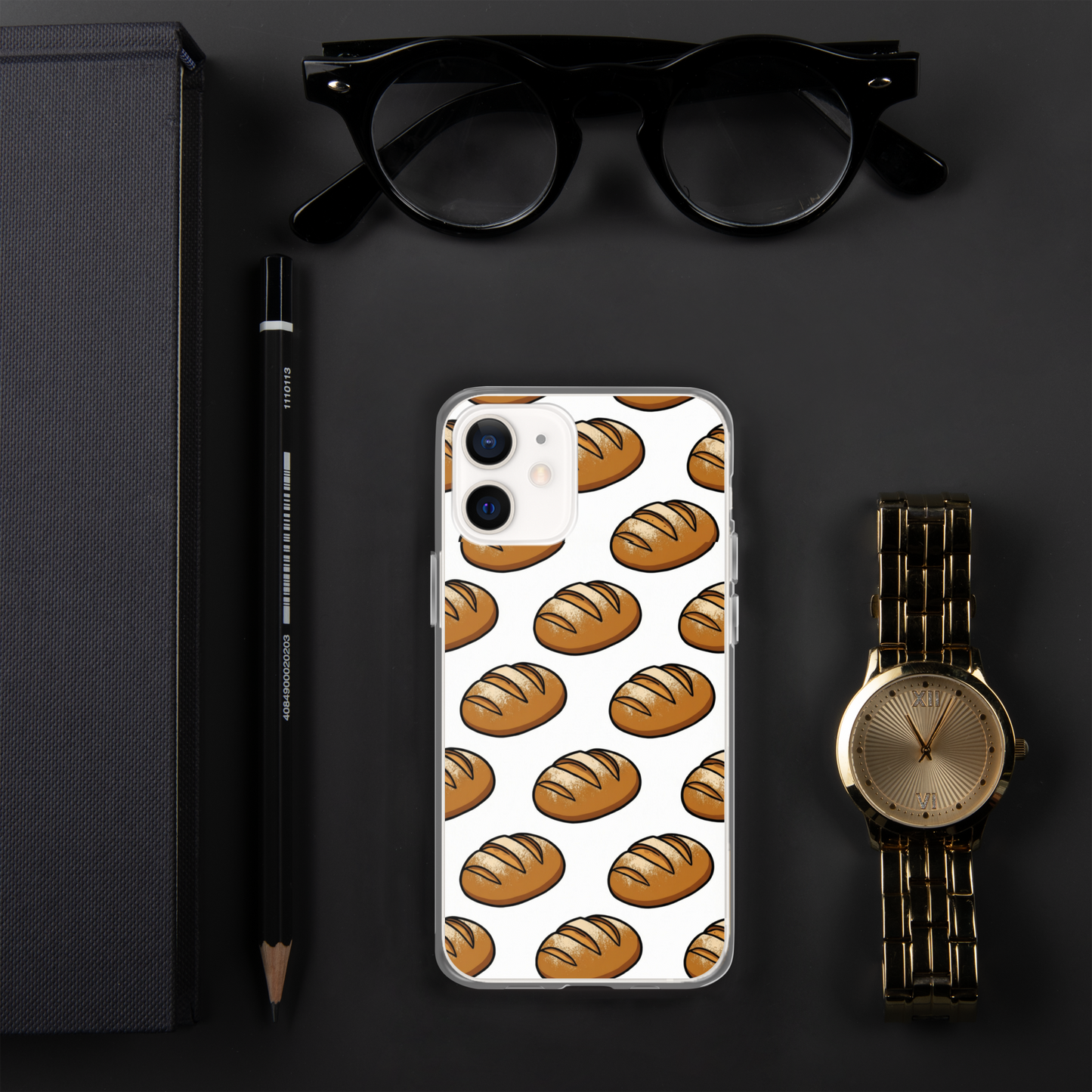 Floating Sourdough Loaves Pattern Clear Case for iPhone® Bags & Accessories > Phone Cases ZomaModa