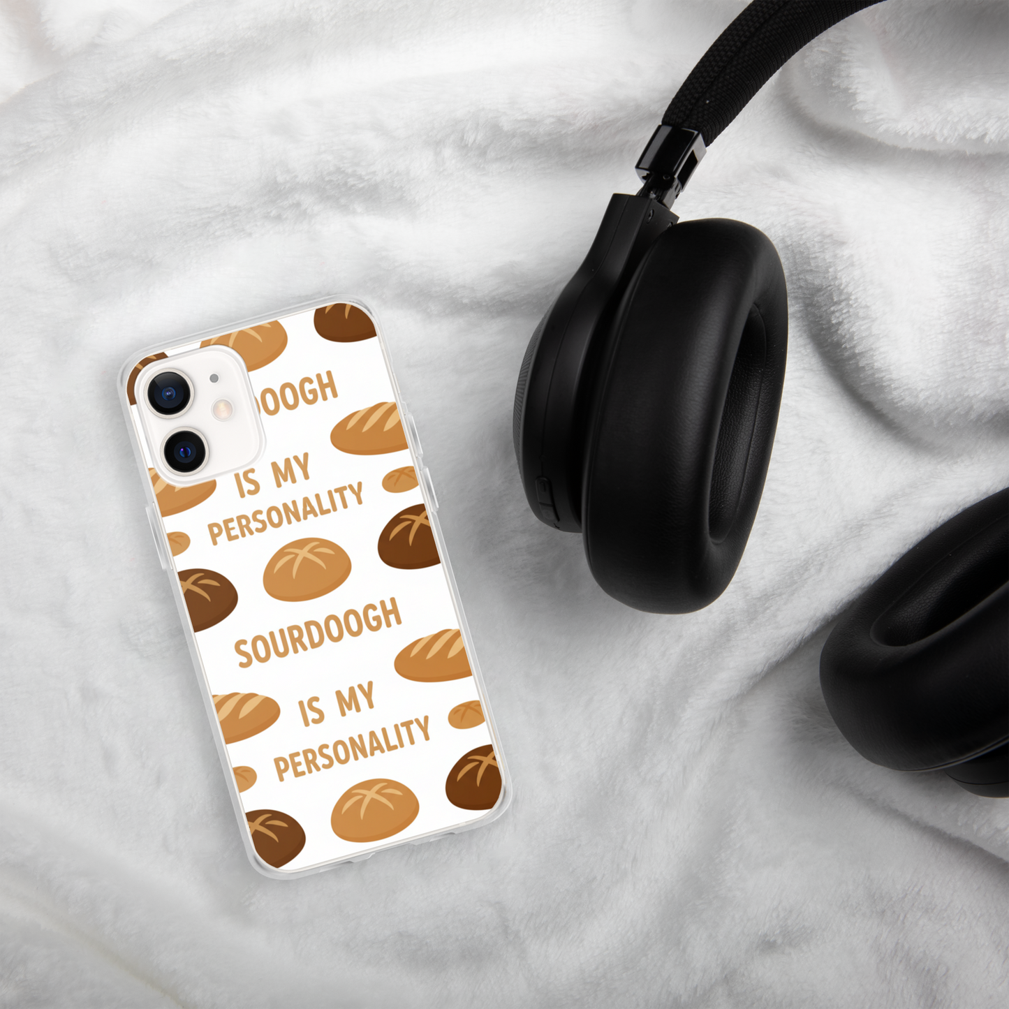 Sourdough Is My Personality Clear Case for iPhone® Bags & Accessories > Phone Cases ZomaModa