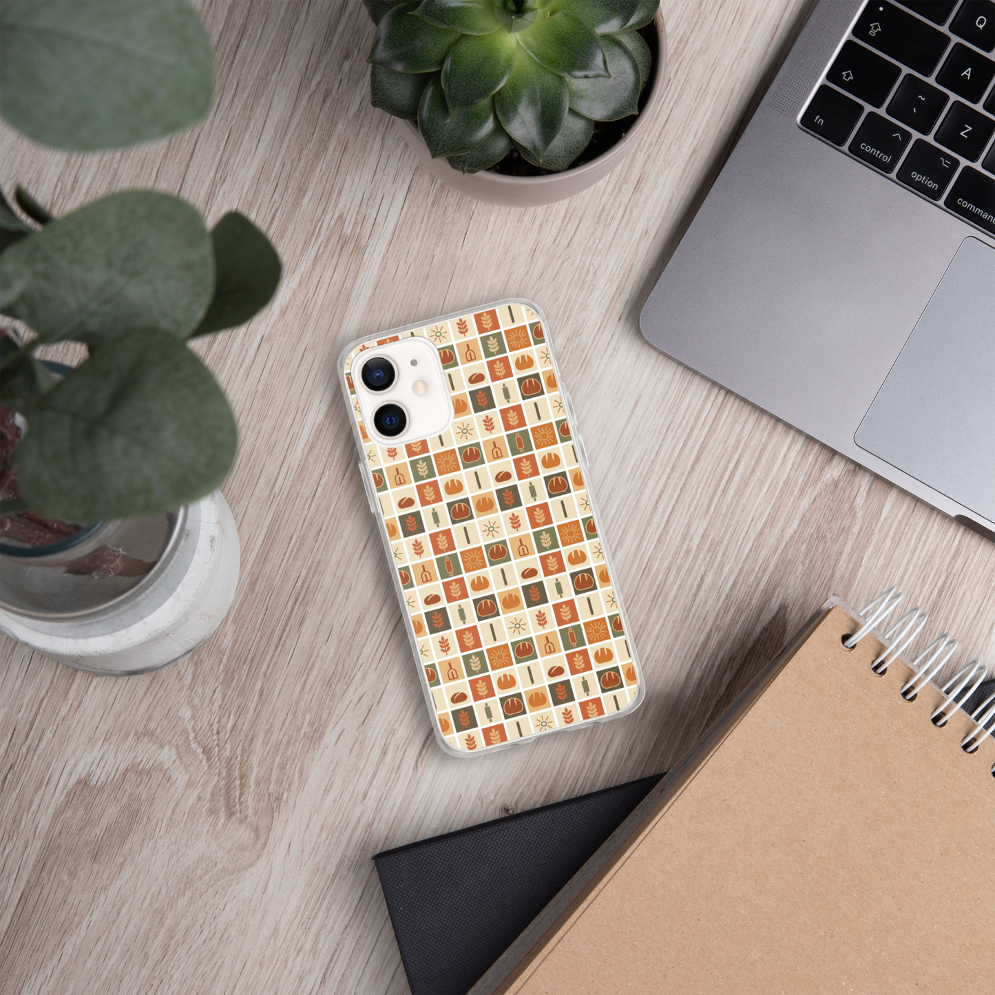 Retro Bread Stamp Clear Case for iPhone® Bags & Accessories > Phone Cases ZomaModa
