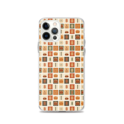 Retro Bread Stamp Clear Case for iPhone® iPhone 12 Pro Bags & Accessories > Phone Cases ZomaModa