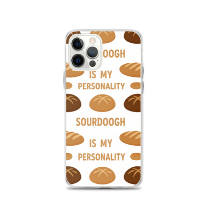 Sourdough Is My Personality Clear Case for iPhone® iPhone 12 Pro Bags & Accessories > Phone Cases ZomaModa
