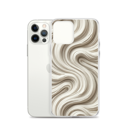 Minimal Flour Swirl Baking Clear Case for iPhone® Bags & Accessories > Phone Cases ZomaModa