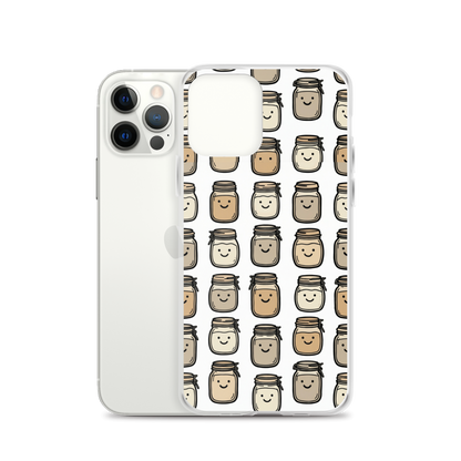 Cute Sourdough Starter Jars Clear Case for iPhone® Bags & Accessories > Phone Cases ZomaModa