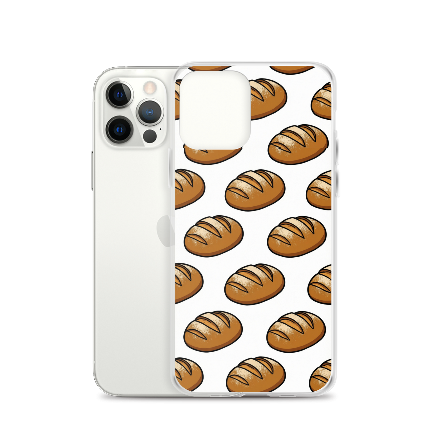 Floating Sourdough Loaves Pattern Clear Case for iPhone® Bags & Accessories > Phone Cases ZomaModa
