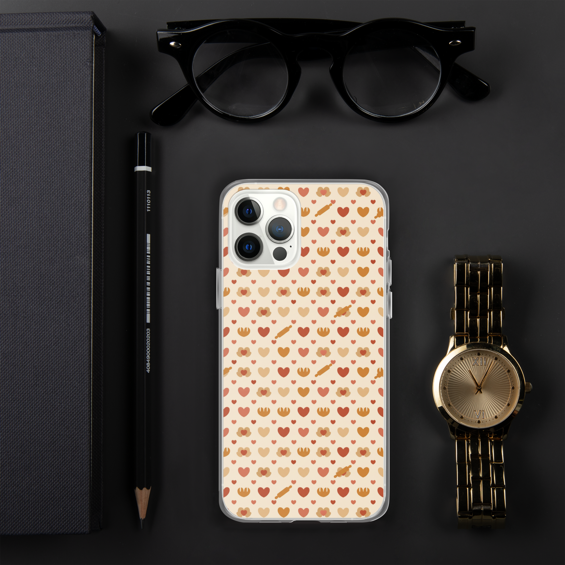 Tiny Hands Big Bakes Clear Case for iPhone® Bags & Accessories > Phone Cases ZomaModa