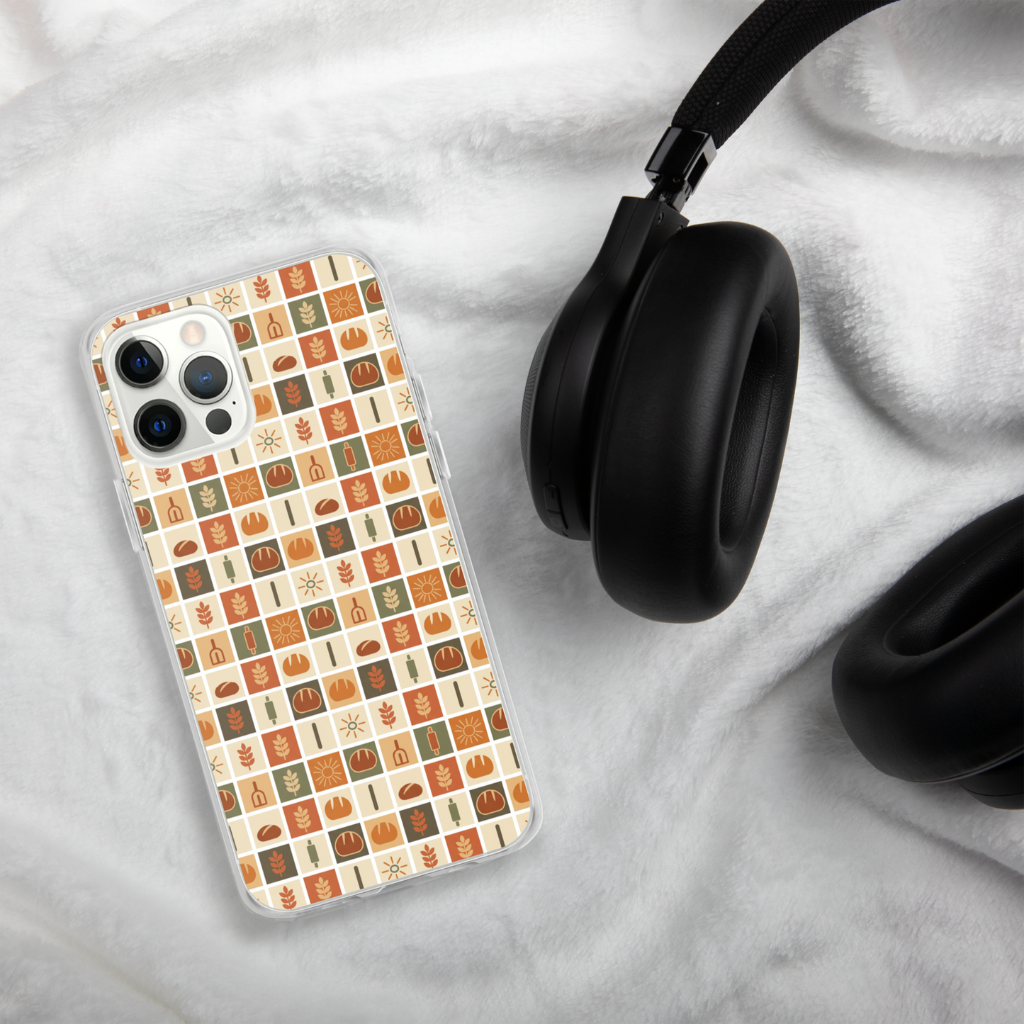 Retro Bread Stamp Clear Case for iPhone® Bags & Accessories > Phone Cases ZomaModa