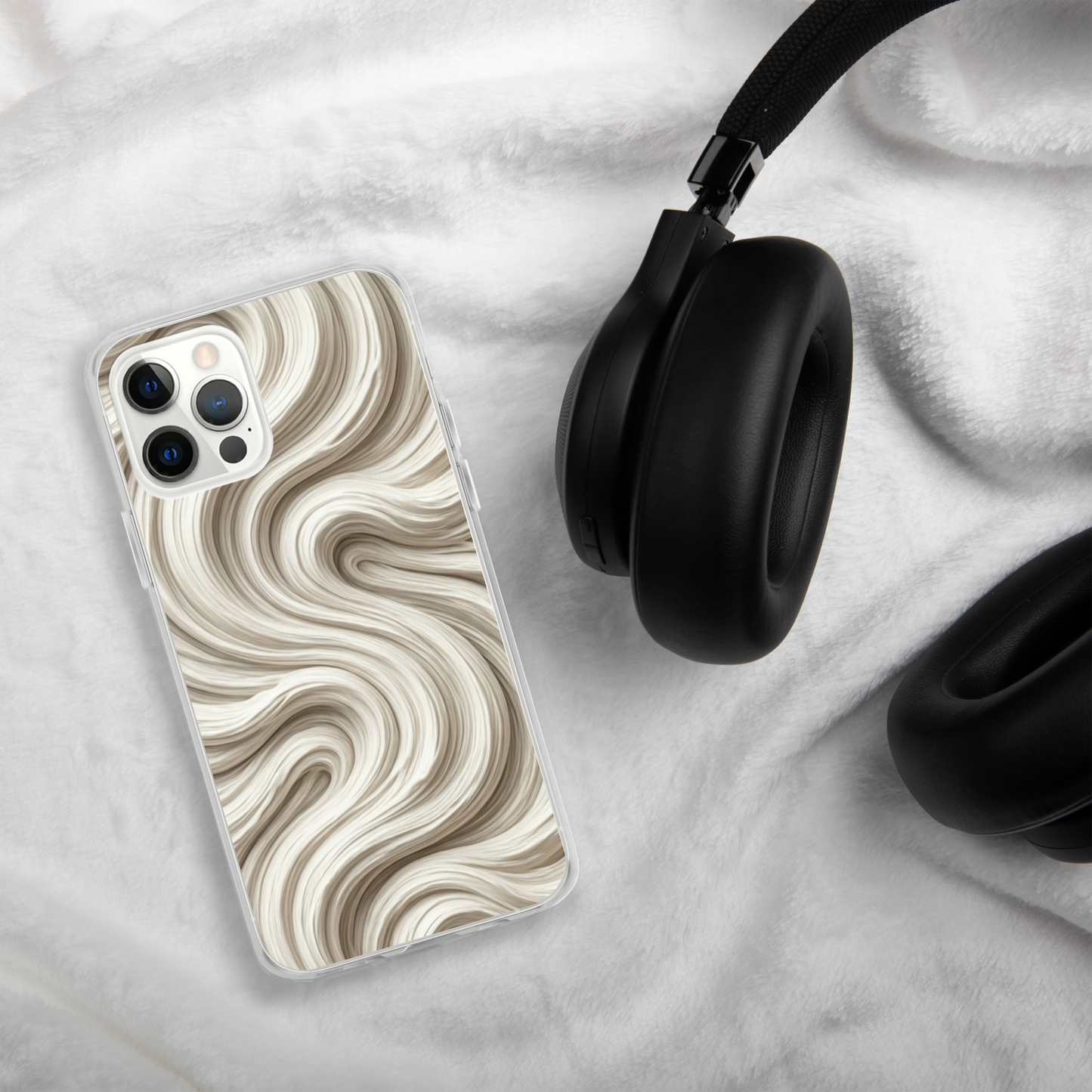 Minimal Flour Swirl Baking Clear Case for iPhone® Bags & Accessories > Phone Cases ZomaModa