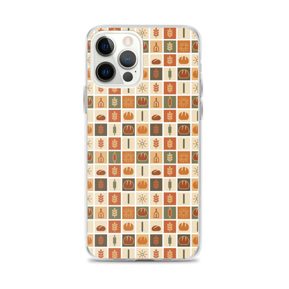 Retro Bread Stamp Clear Case for iPhone® iPhone 12 Pro Max Bags & Accessories > Phone Cases ZomaModa