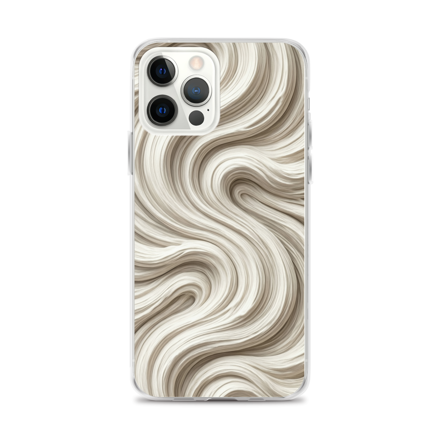 Minimal Flour Swirl Baking Clear Case for iPhone® iPhone 12 Pro Max Bags & Accessories > Phone Cases ZomaModa