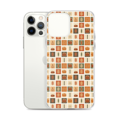 Retro Bread Stamp Clear Case for iPhone® Bags & Accessories > Phone Cases ZomaModa