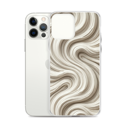 Minimal Flour Swirl Baking Clear Case for iPhone® Bags & Accessories > Phone Cases ZomaModa