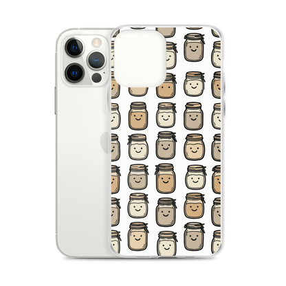 Cute Sourdough Starter Jars Clear Case for iPhone® Bags & Accessories > Phone Cases ZomaModa