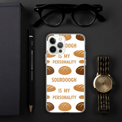 Sourdough Is My Personality Clear Case for iPhone® Bags & Accessories > Phone Cases ZomaModa