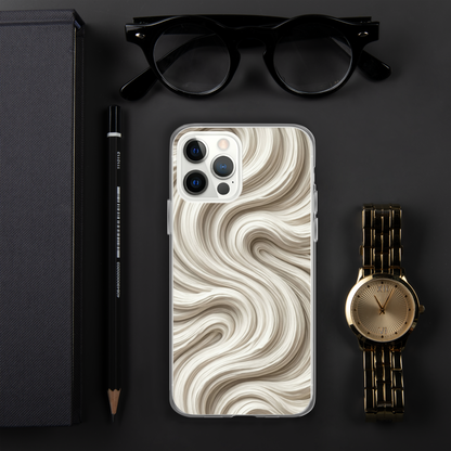 Minimal Flour Swirl Baking Clear Case for iPhone® Bags & Accessories > Phone Cases ZomaModa