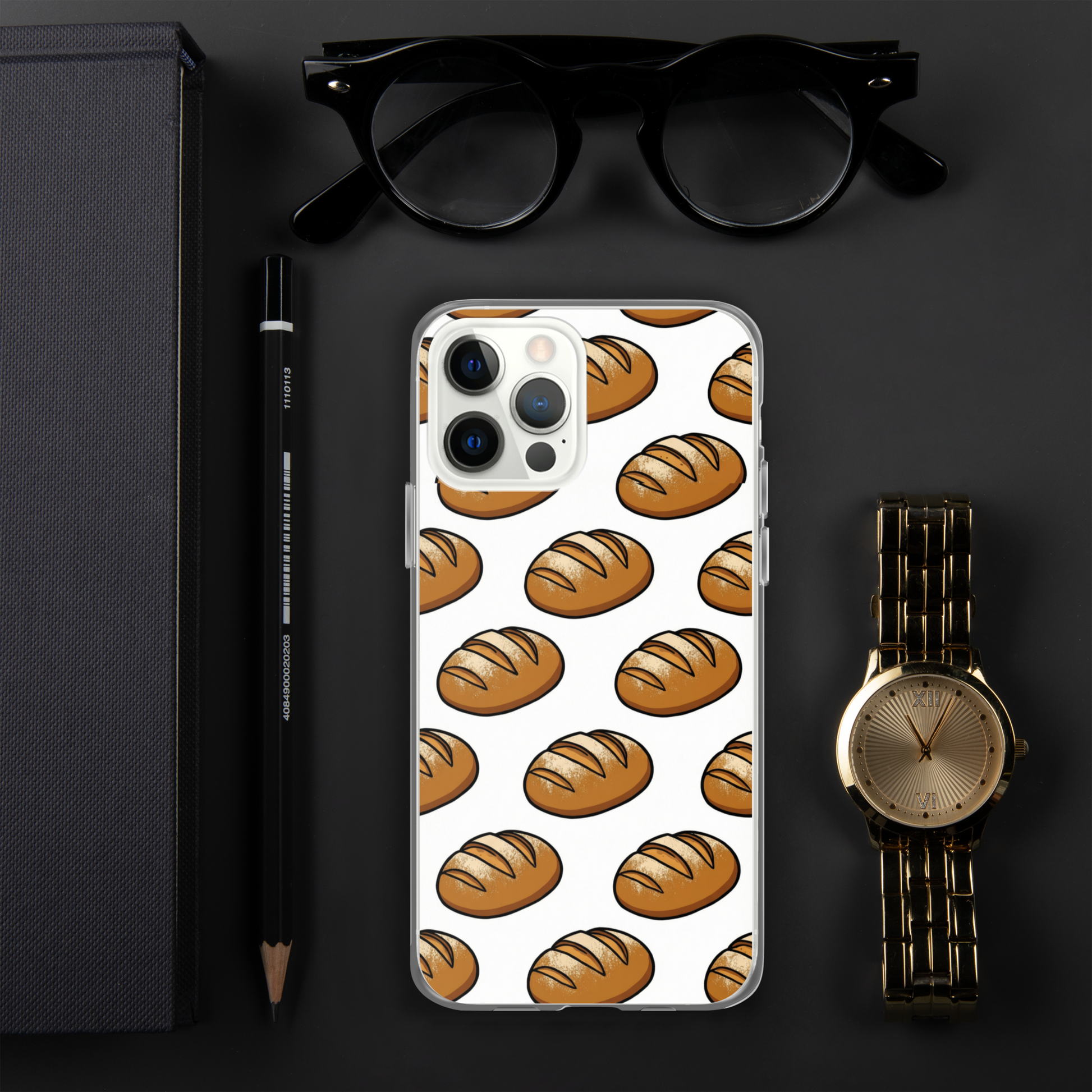 Floating Sourdough Loaves Pattern Clear Case for iPhone® Bags & Accessories > Phone Cases ZomaModa